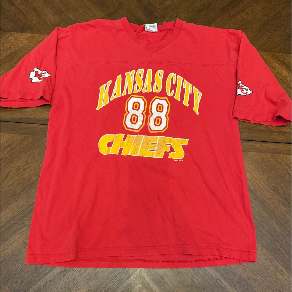 Vintage 2000 Tony Gonzalez Kansas City Chiefs Sport Attack Shirt XL Red NFL